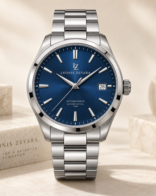 LEONIS ZEVARA – Automatique Bleu Homme - vue détail