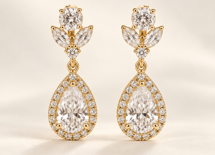 LEONIS ZEVARA – Boucles Goutte Royale - vue premium carrée