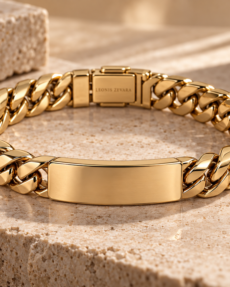 LEONIS ZEVARA – Bracelet Cubain Signature - vue détail