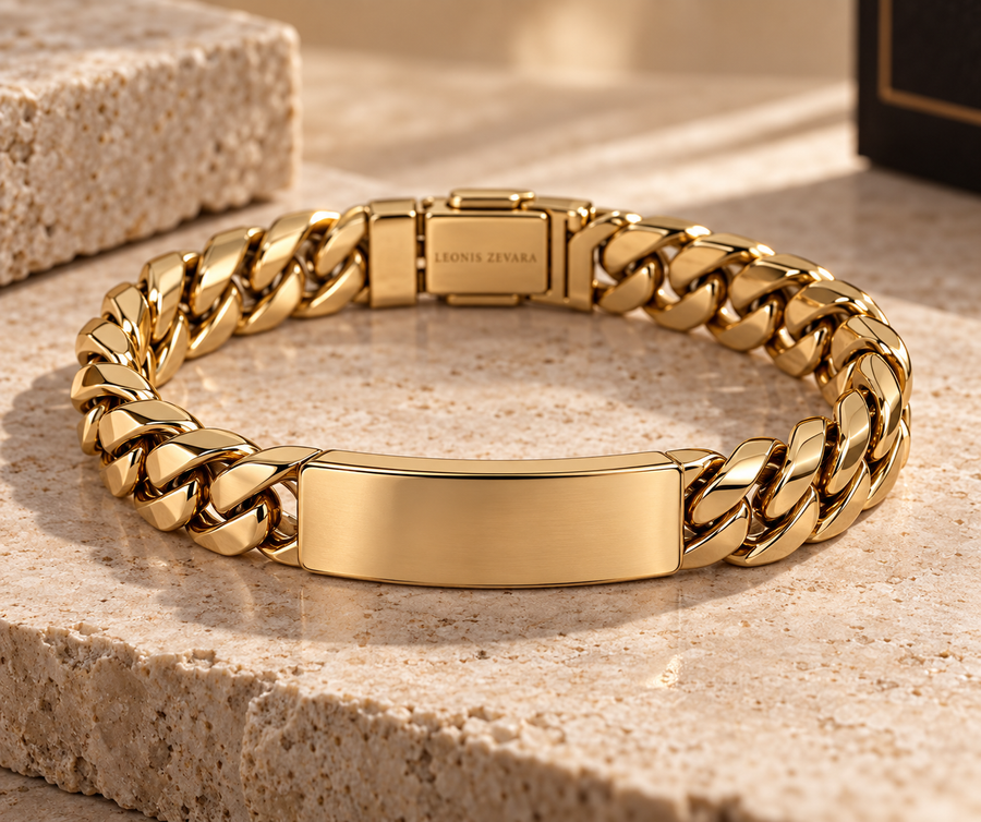 LEONIS ZEVARA – Bracelet Cubain Signature - vue premium portrait