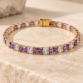 Bracelet Graphique Violet 316 – LEONIS ZEVARA