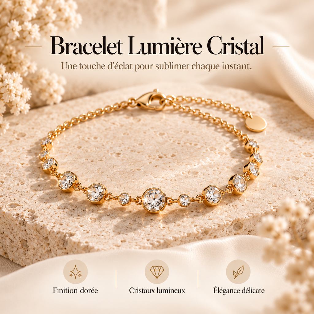 LEONIS ZEVARA - Bracelet Lumiere Cristal - presentation francaise