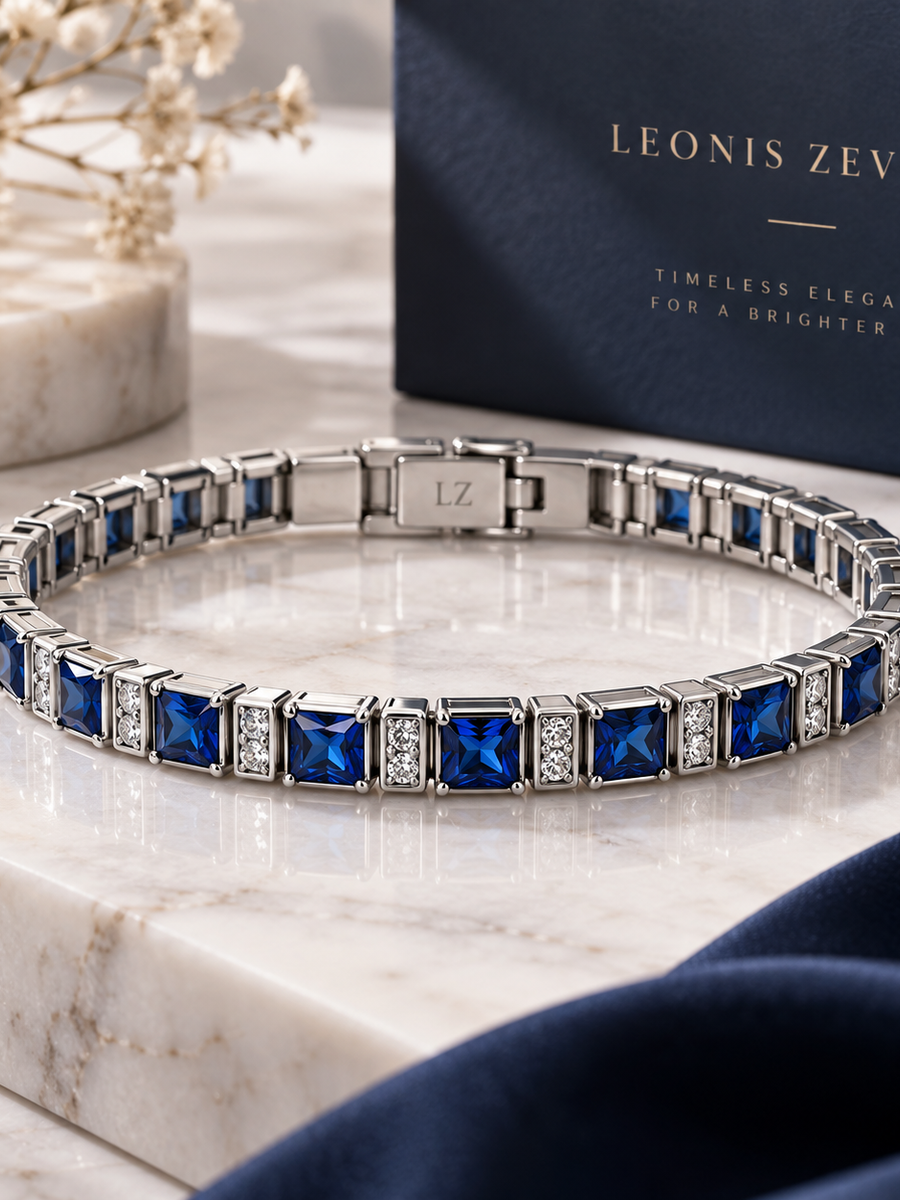 LEONIS ZEVARA – Bracelet Princess Bleu 316 - vue premium portrait