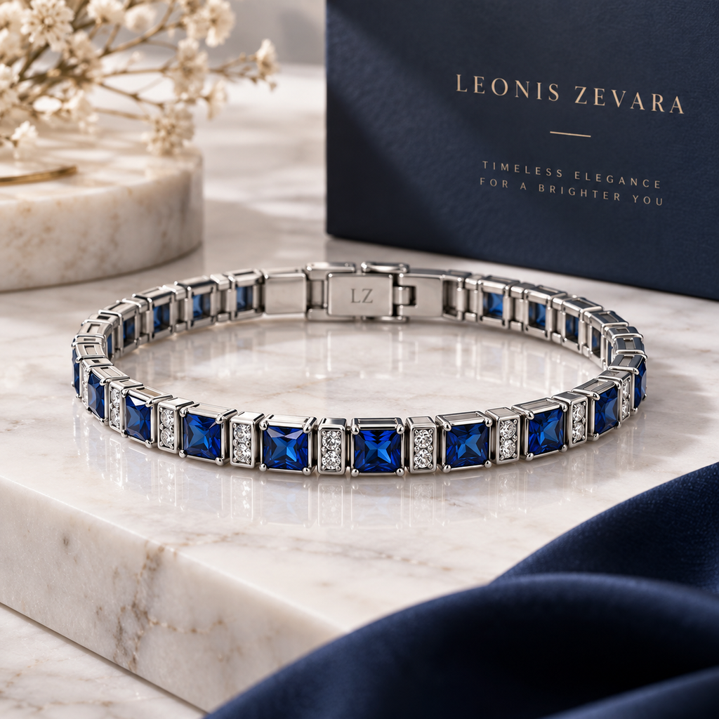 LEONIS ZEVARA – Bracelet Princess Bleu 316 - vue premium carrée