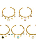 LEONIS ZEVARA – Bracelet Trèfle Lumière - vue détail