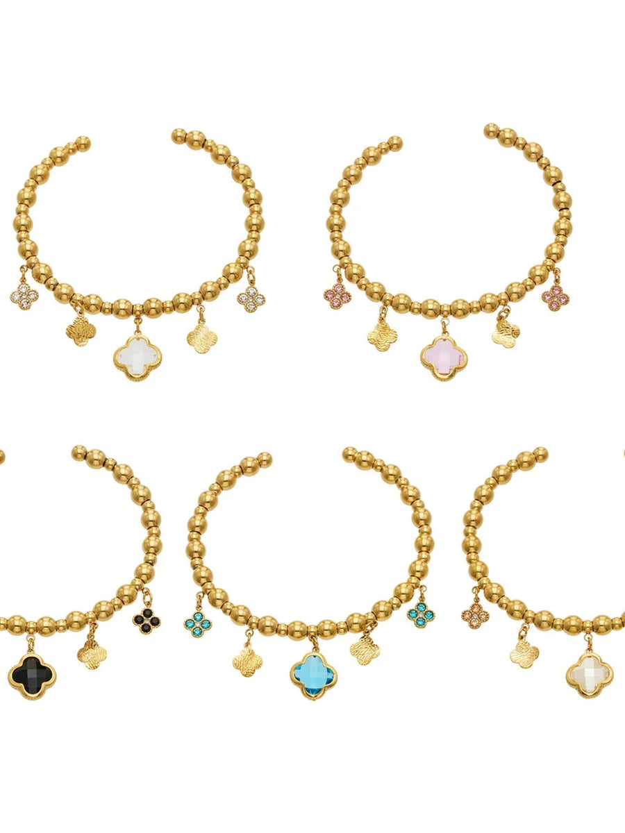 LEONIS ZEVARA – Bracelet Trèfle Lumière - vue premium portrait