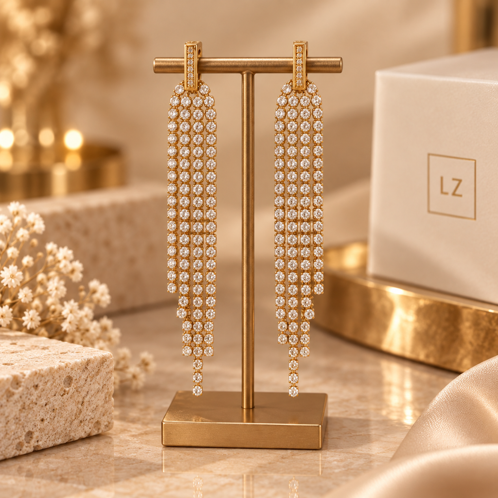 LEONIS ZEVARA - Cascade Cristal - Boucles Femme