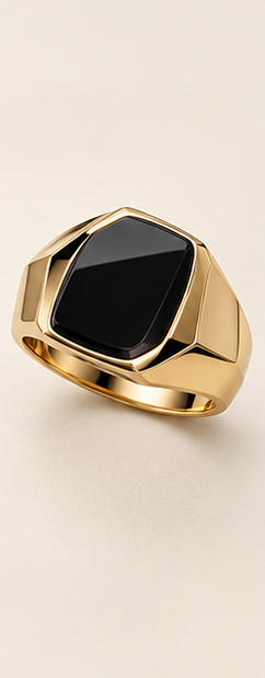 LEONIS ZEVARA – Chevalière Onyx - vue détail