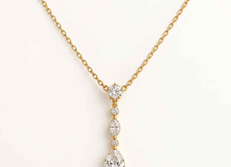 LEONIS ZEVARA – Collier Cascade Éclat - vue détail