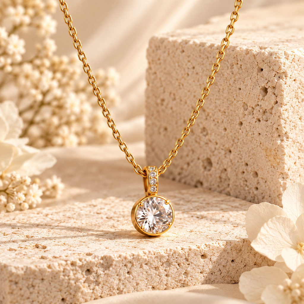 Collier Eclat Dore - vue produit