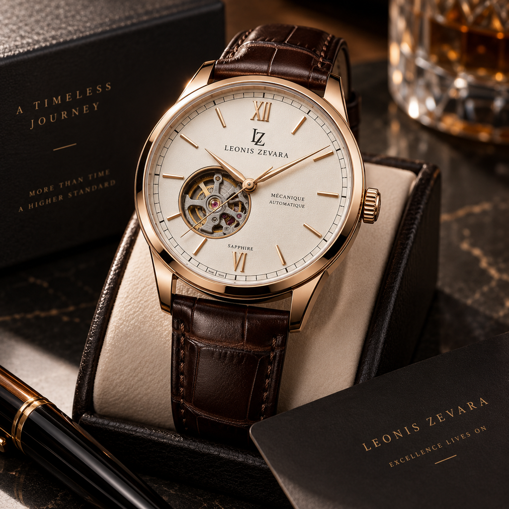LEONIS ZEVARA – Mécanique Cuir Classique - vue premium carrée