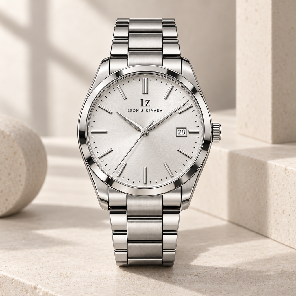 LEONIS ZEVARA – Minimaliste Acier Homme - vue premium carrée