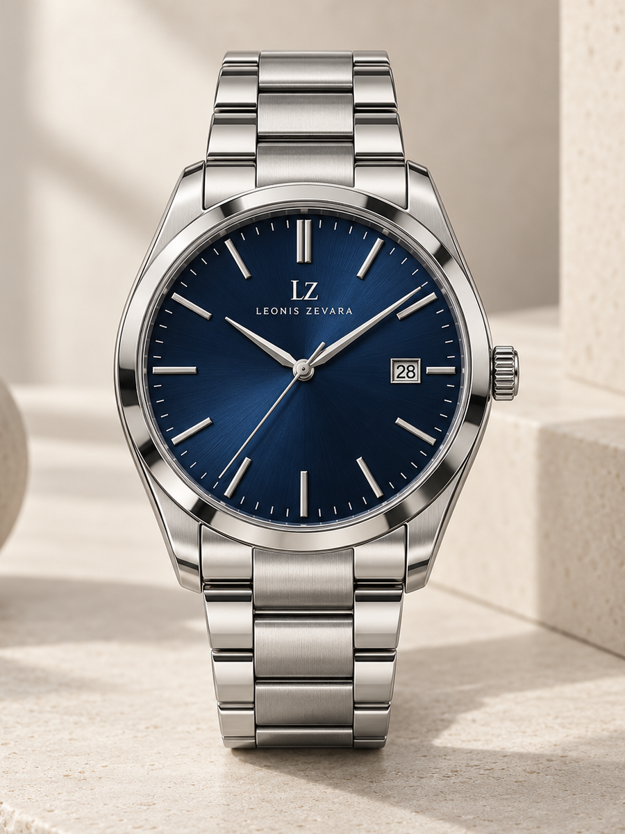 LEONIS ZEVARA – Quartz Acier Business - vue premium portrait