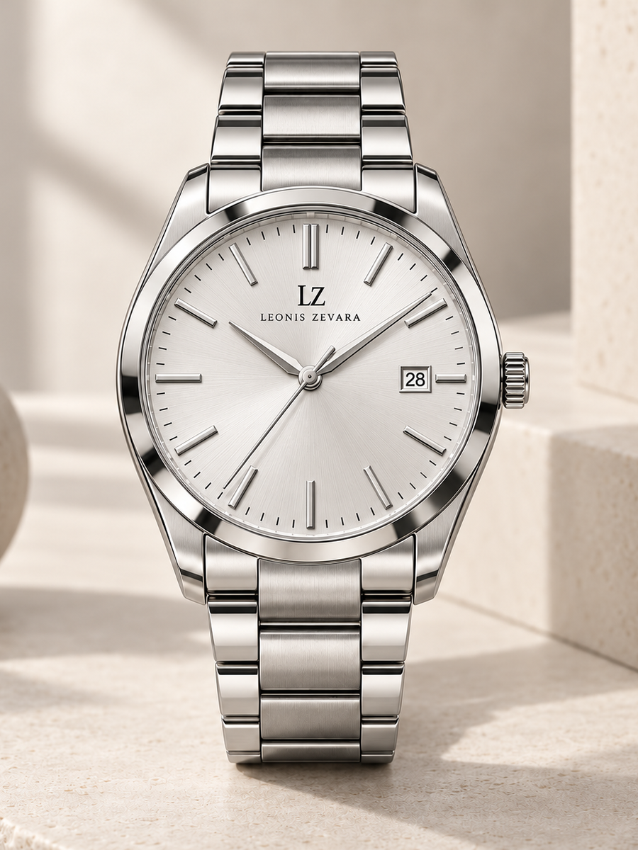 LEONIS ZEVARA – Quartz Acier Verre Trempé - vue premium portrait