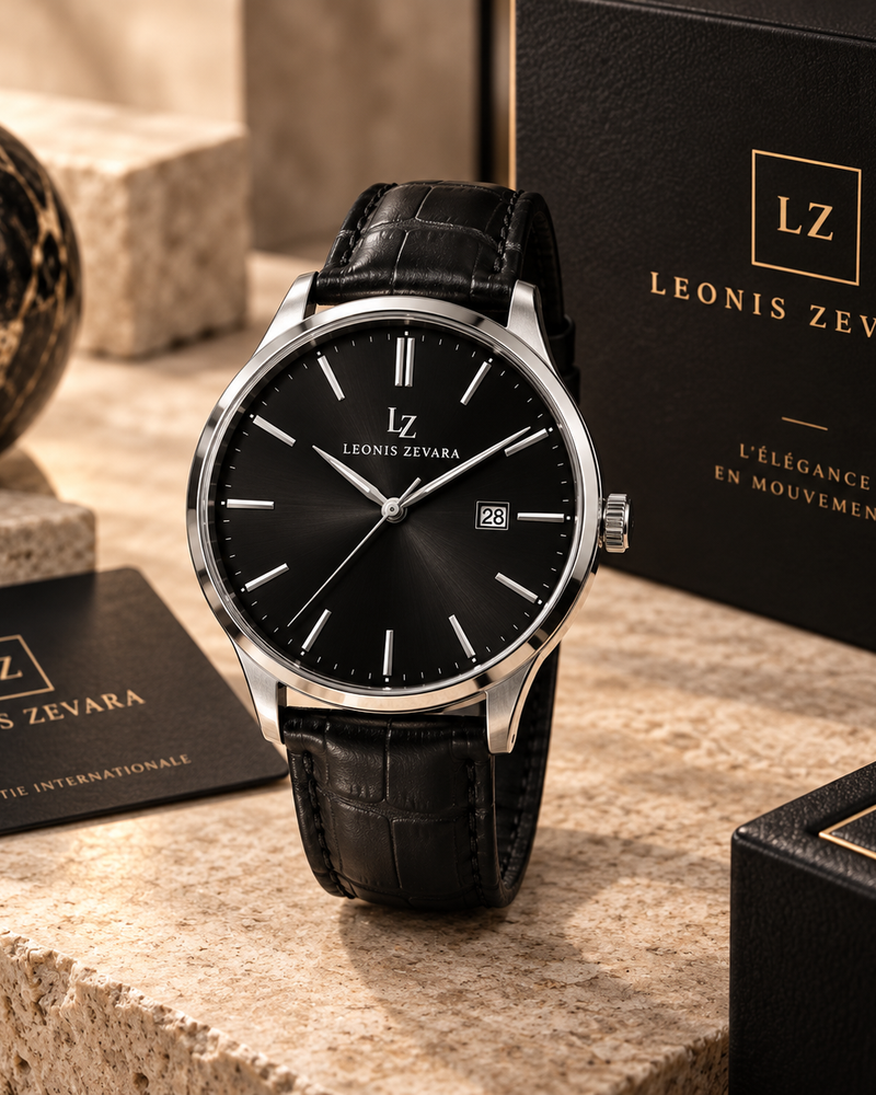 LEONIS ZEVARA – Quartz Cuir Essentiel - vue détail