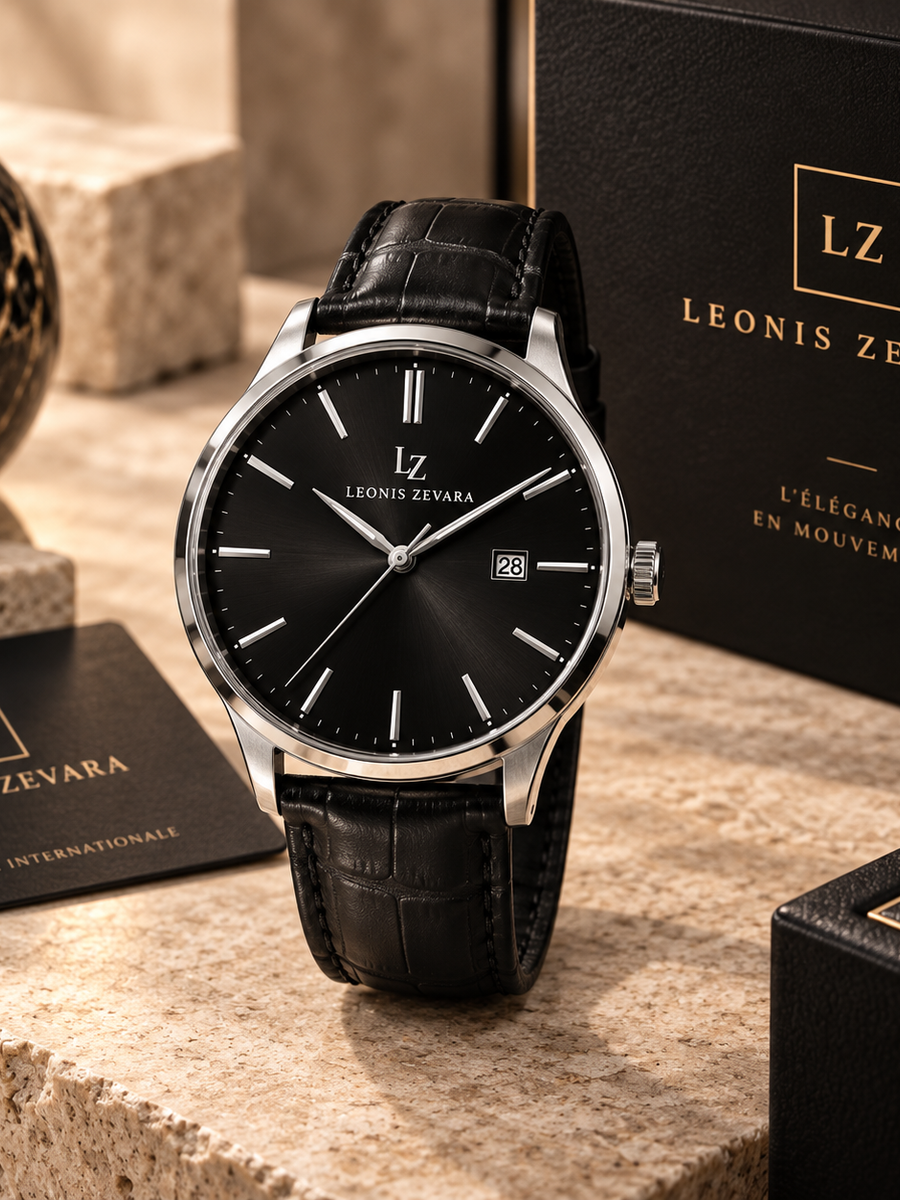 LEONIS ZEVARA – Quartz Cuir Essentiel - vue premium portrait