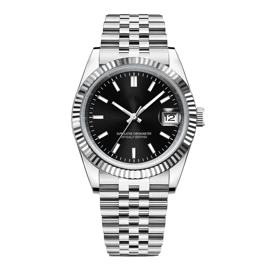 LEONIS ZEVARA Signature Date NH35 - montre automatique saphir sans logo