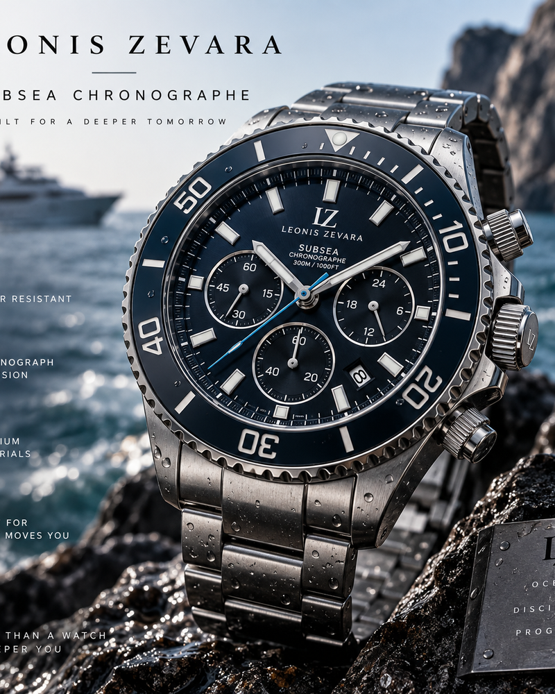 LEONIS ZEVARA – Subsea Chronographe - vue détail