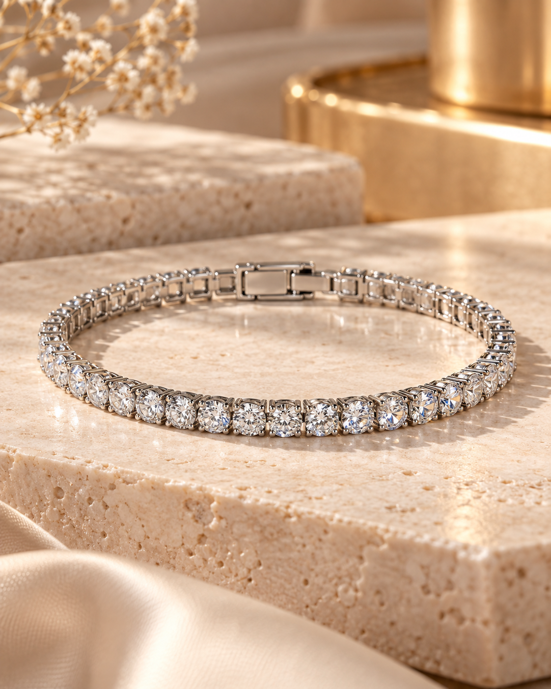 LEONIS ZEVARA Bracelet Tennis Zircones - studio